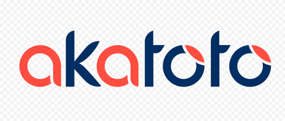 Logo akatoto bernuansa cokelat hangat